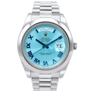 Rolex Day-Date II 41 mm / Ice Blue Roman – President