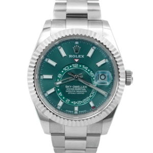 Rolex Sky-Dweller 42 mm / Gold Green Dial