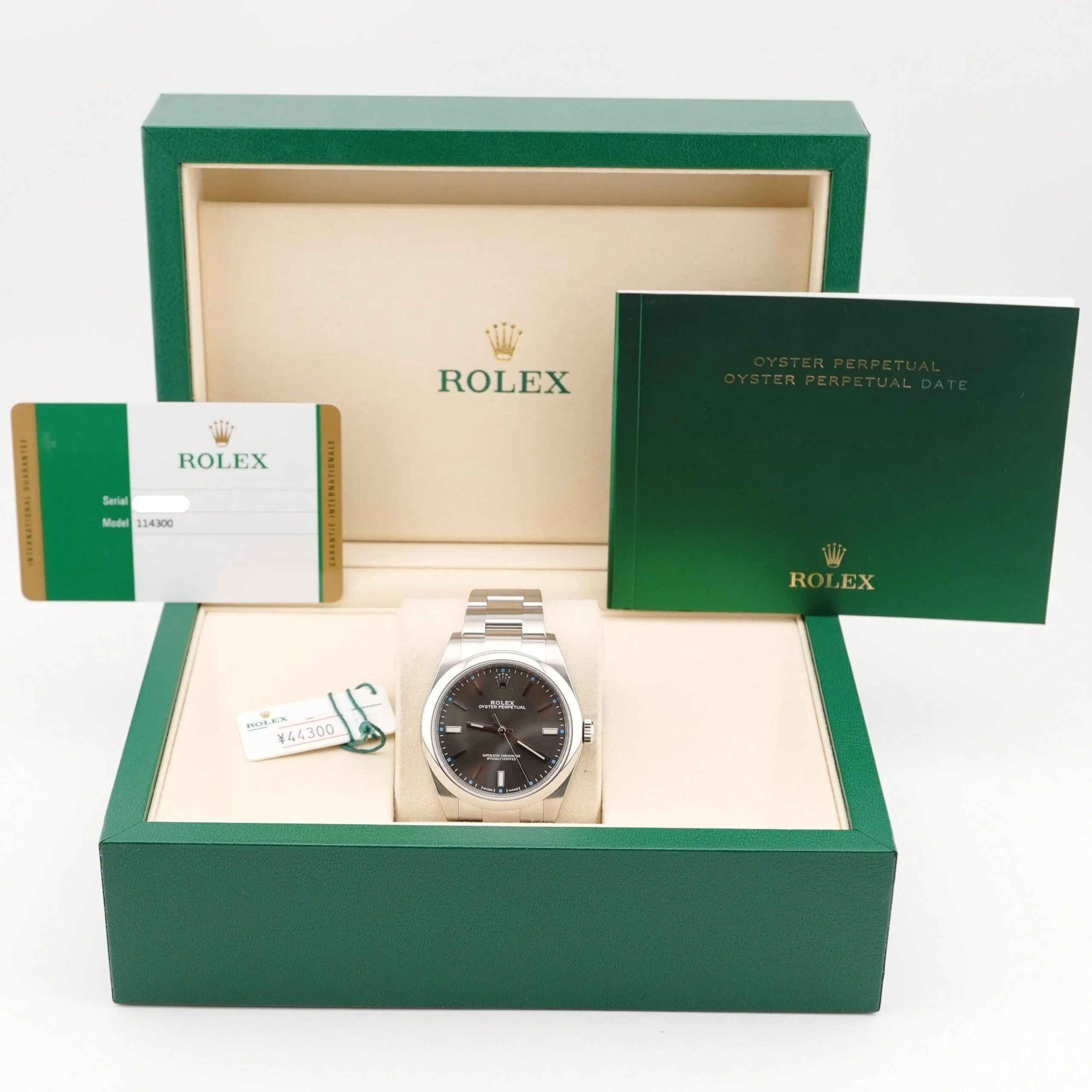 Rolex Oyster Perpetual 39 mm / Dark Rhodium – Oyster – Image 2