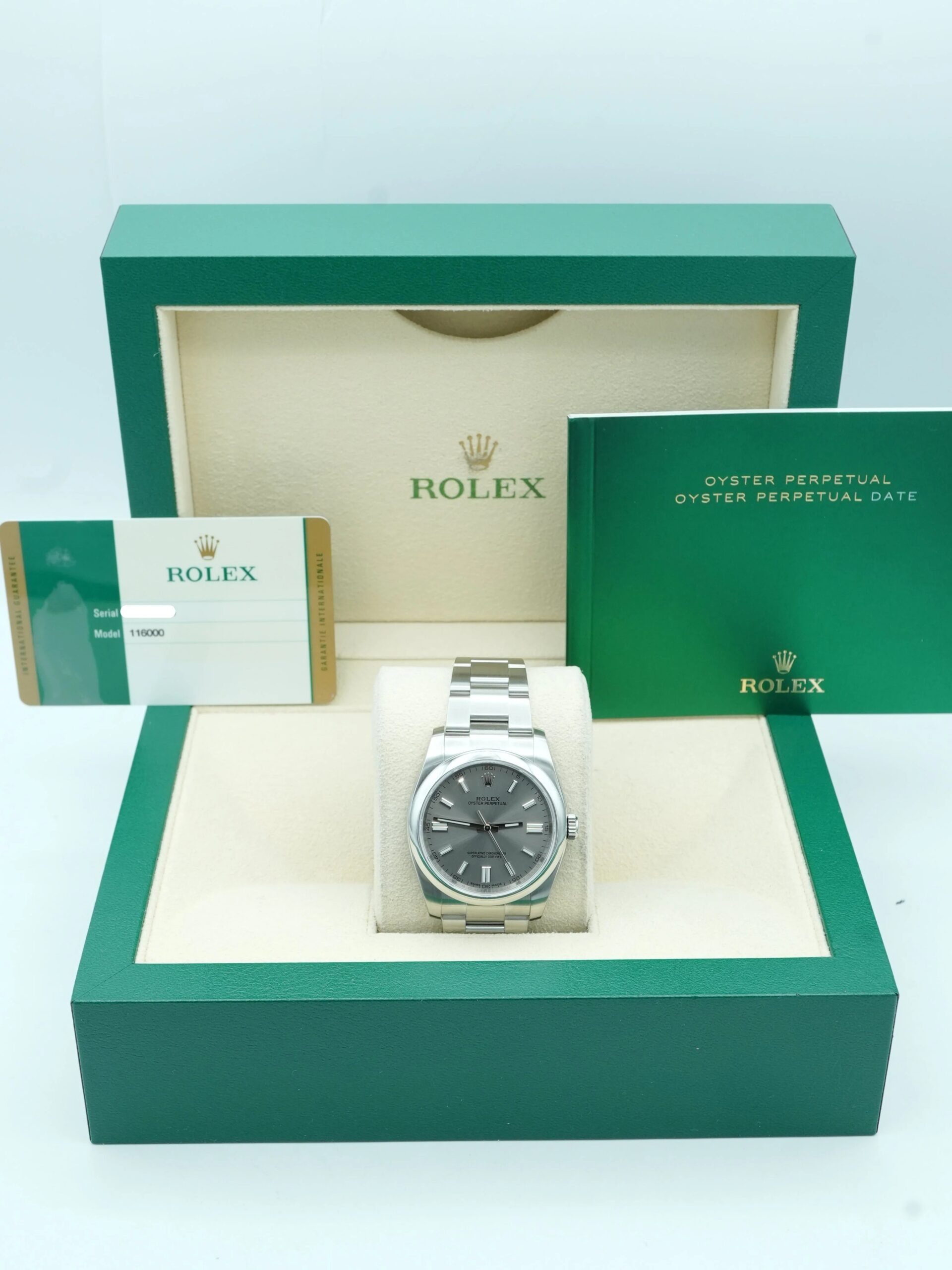 Rolex Oyster Perpetual 36 mm / Silver – Oyster – Image 3