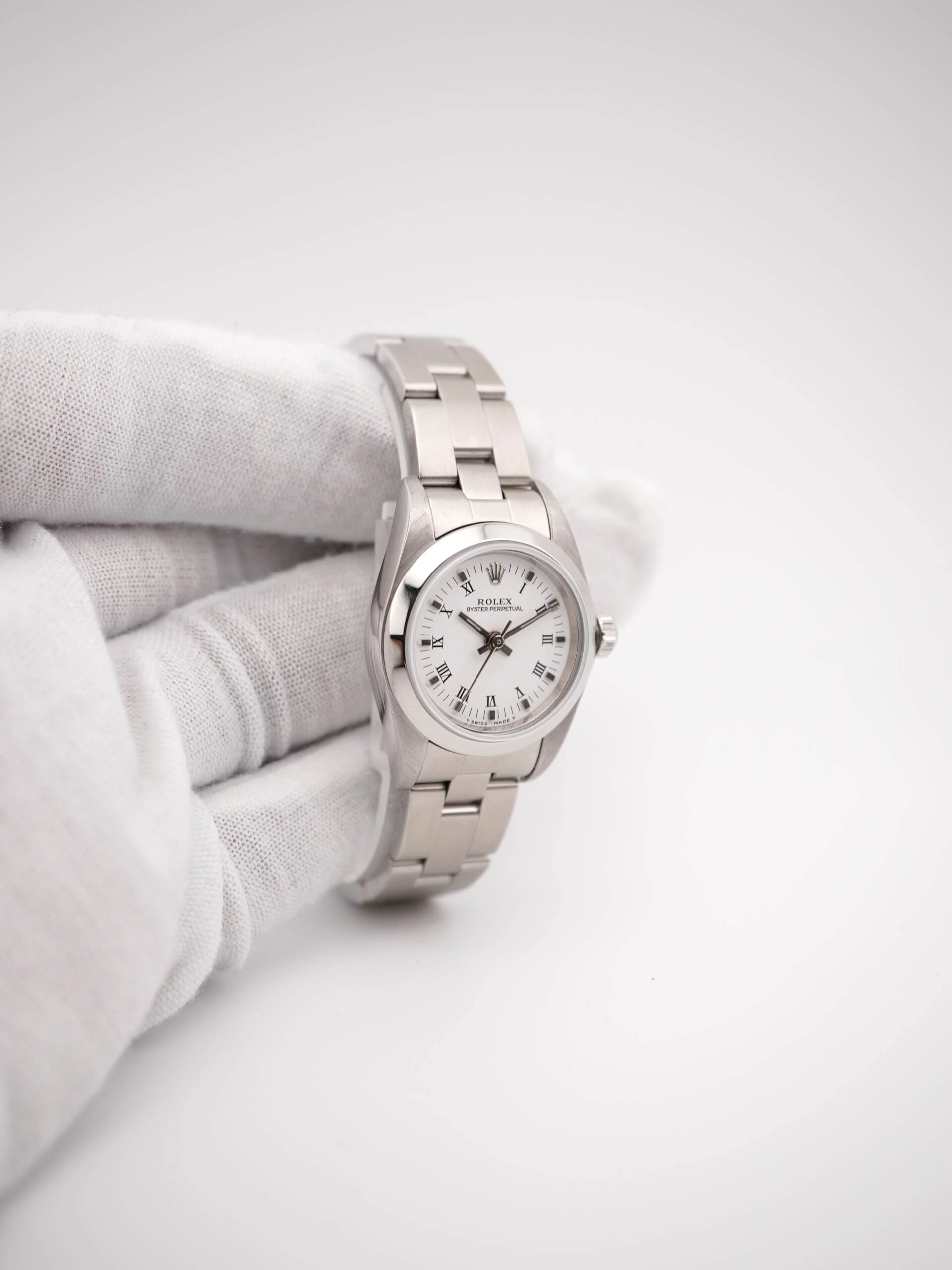 Rolex Oyster Perpetual Lady 24 mm / White Roman – Oyster – Image 3