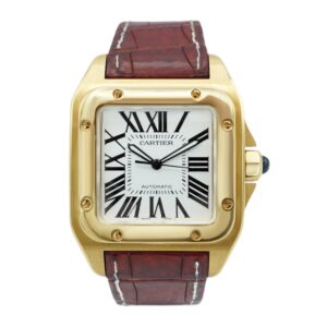 Cartier 41,3 mm Santos 100 Large / Yellow Gold