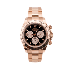 Rolex Cosmograph Daytona 18K Rose Gold Black