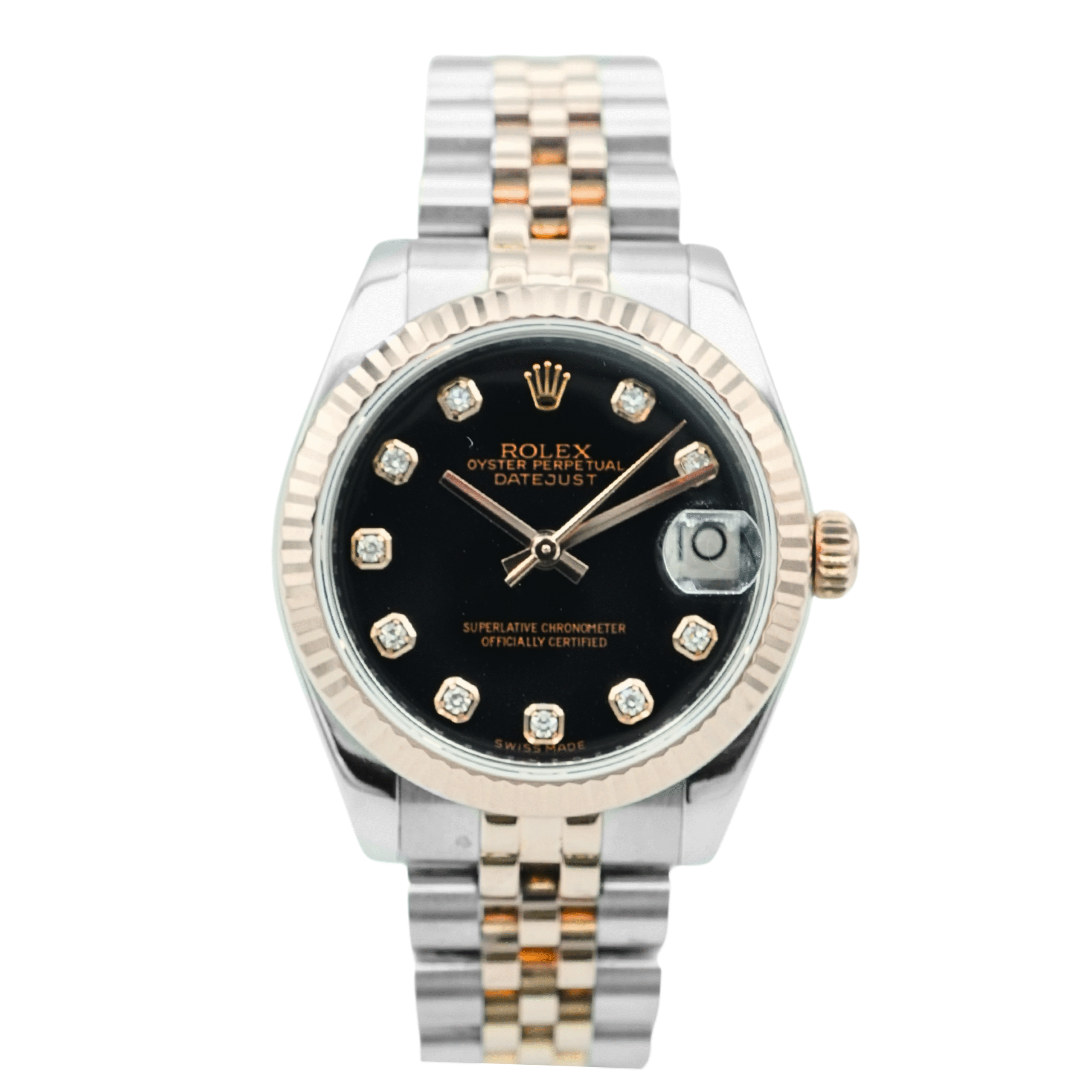 Rolex Datejust 31 mm / Black Diamond – Jubilee