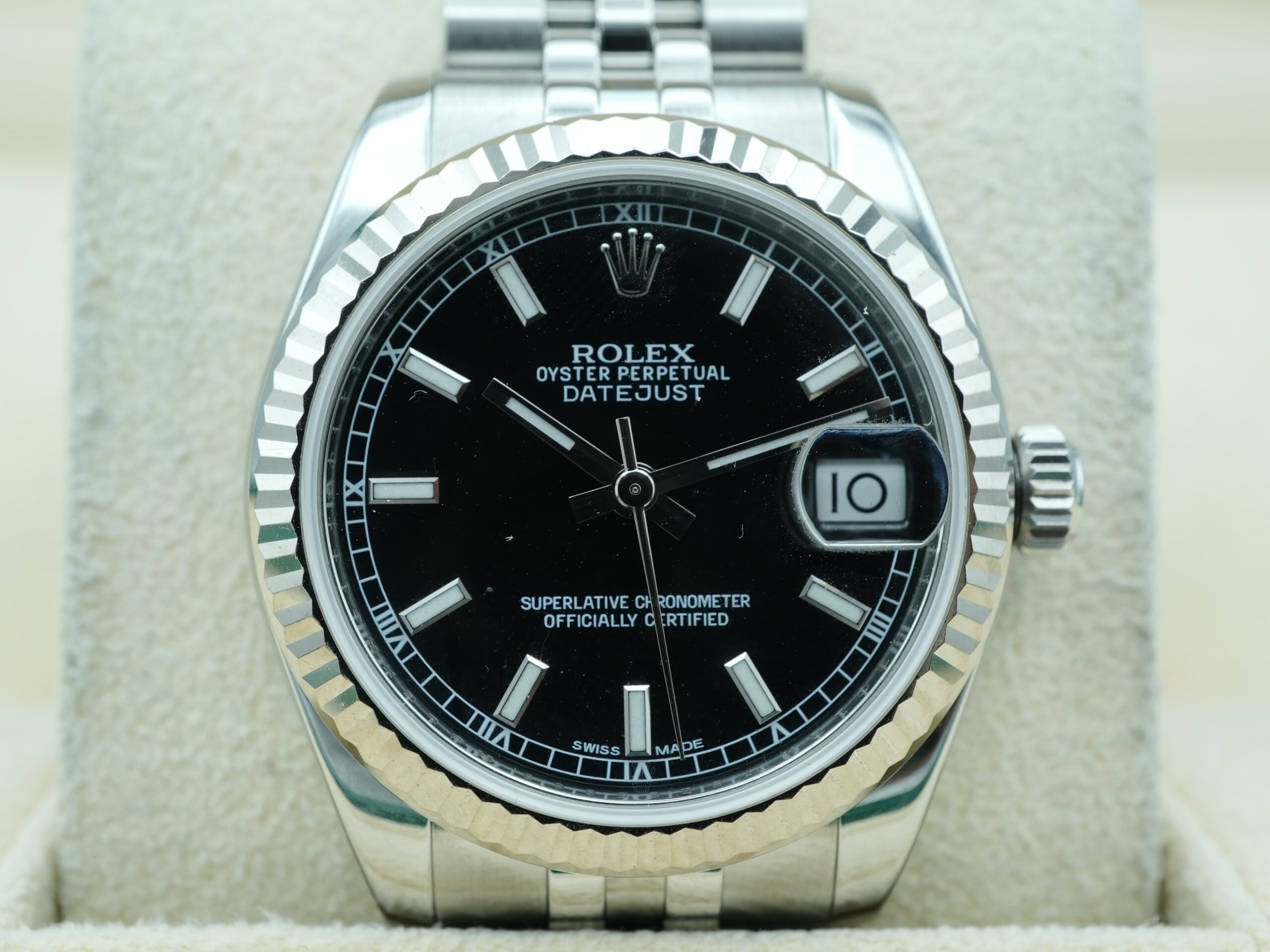 Rolex Datejust 31 mm / Black – Jubilee – Image 3