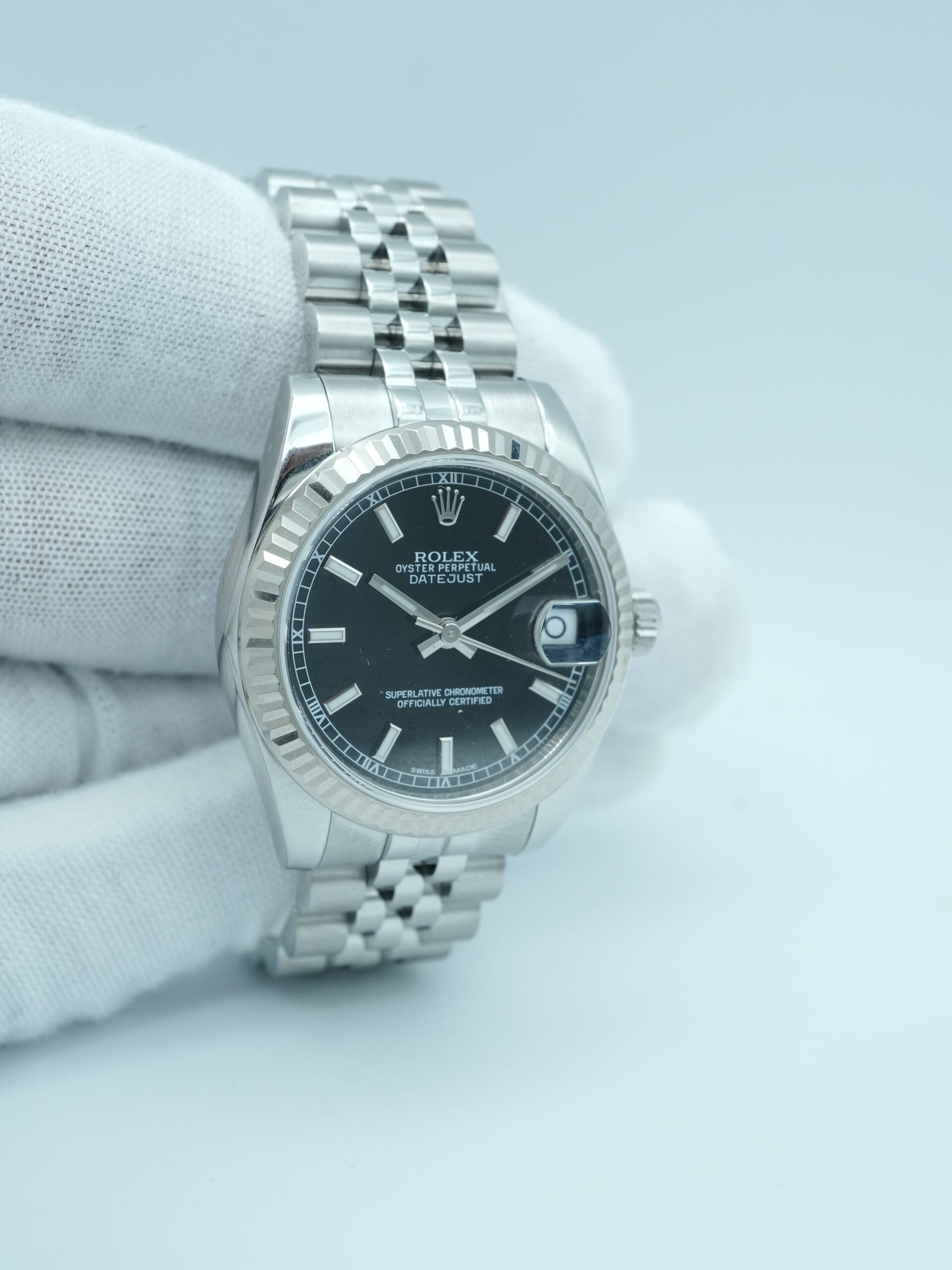 Rolex Datejust 31 mm / Black – Jubilee – Image 4