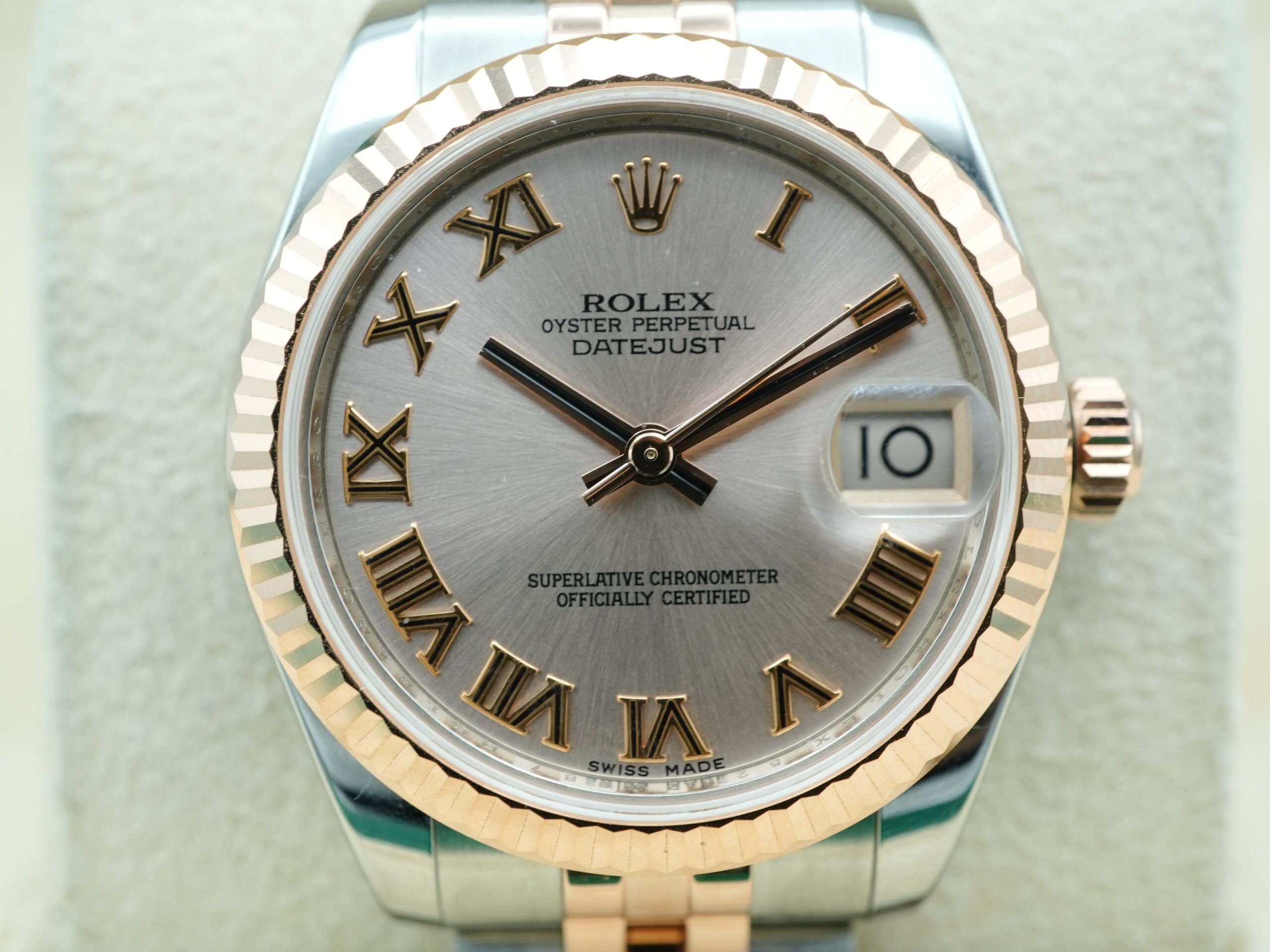 Rolex Datejust 31 mm / Rose Roman – Jubilee – Image 3
