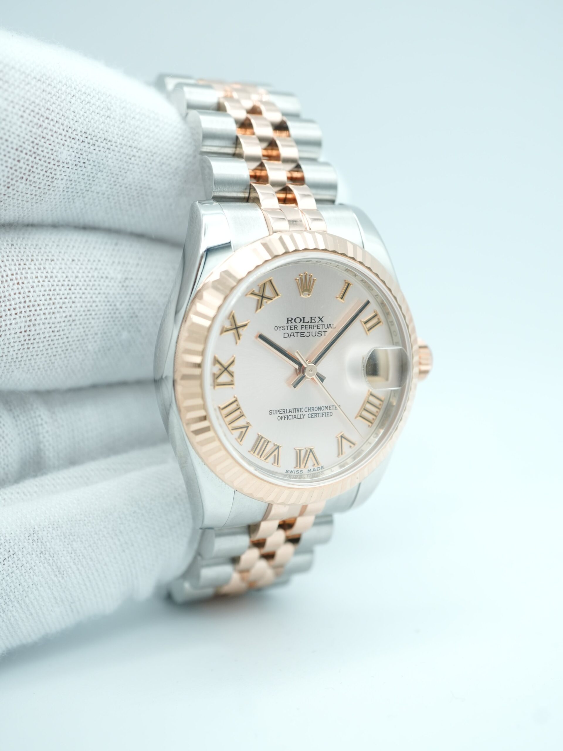 Rolex Datejust 31 mm / Rose Roman – Jubilee – Image 4