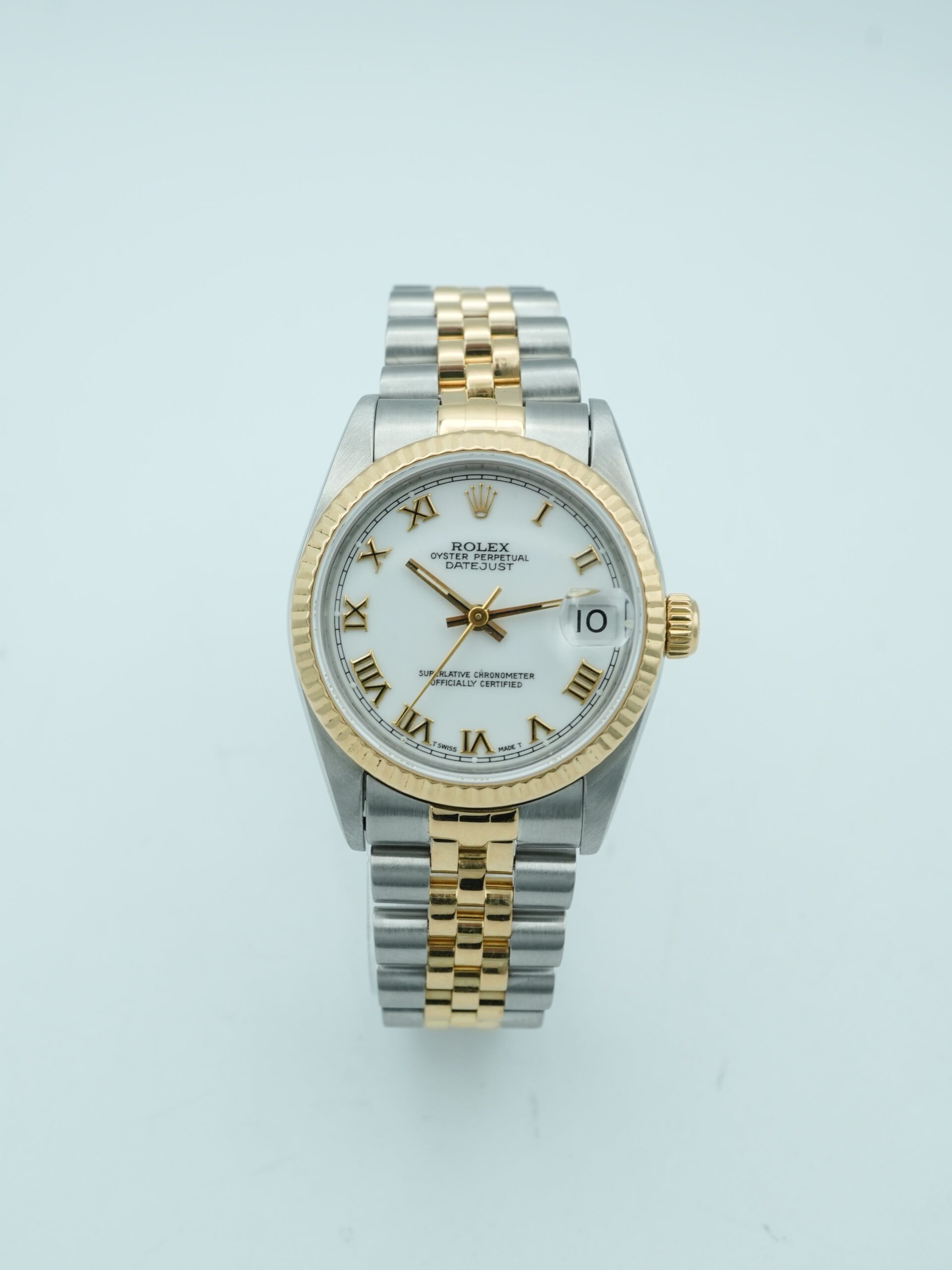 Rolex Datejust 31 mm / White Roman – Jubilee – Image 4