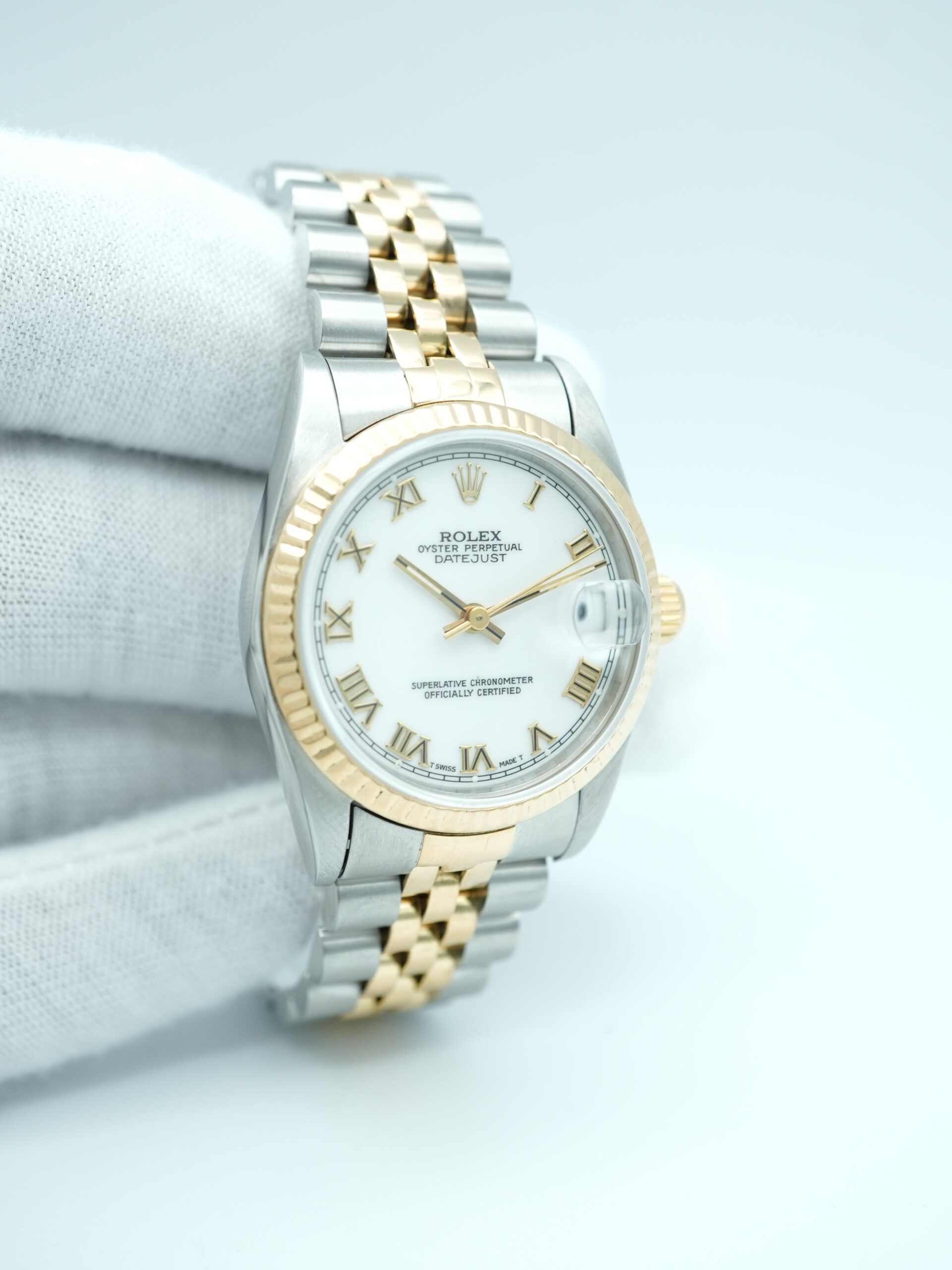 Rolex Datejust 31 mm / White Roman – Jubilee – Image 5