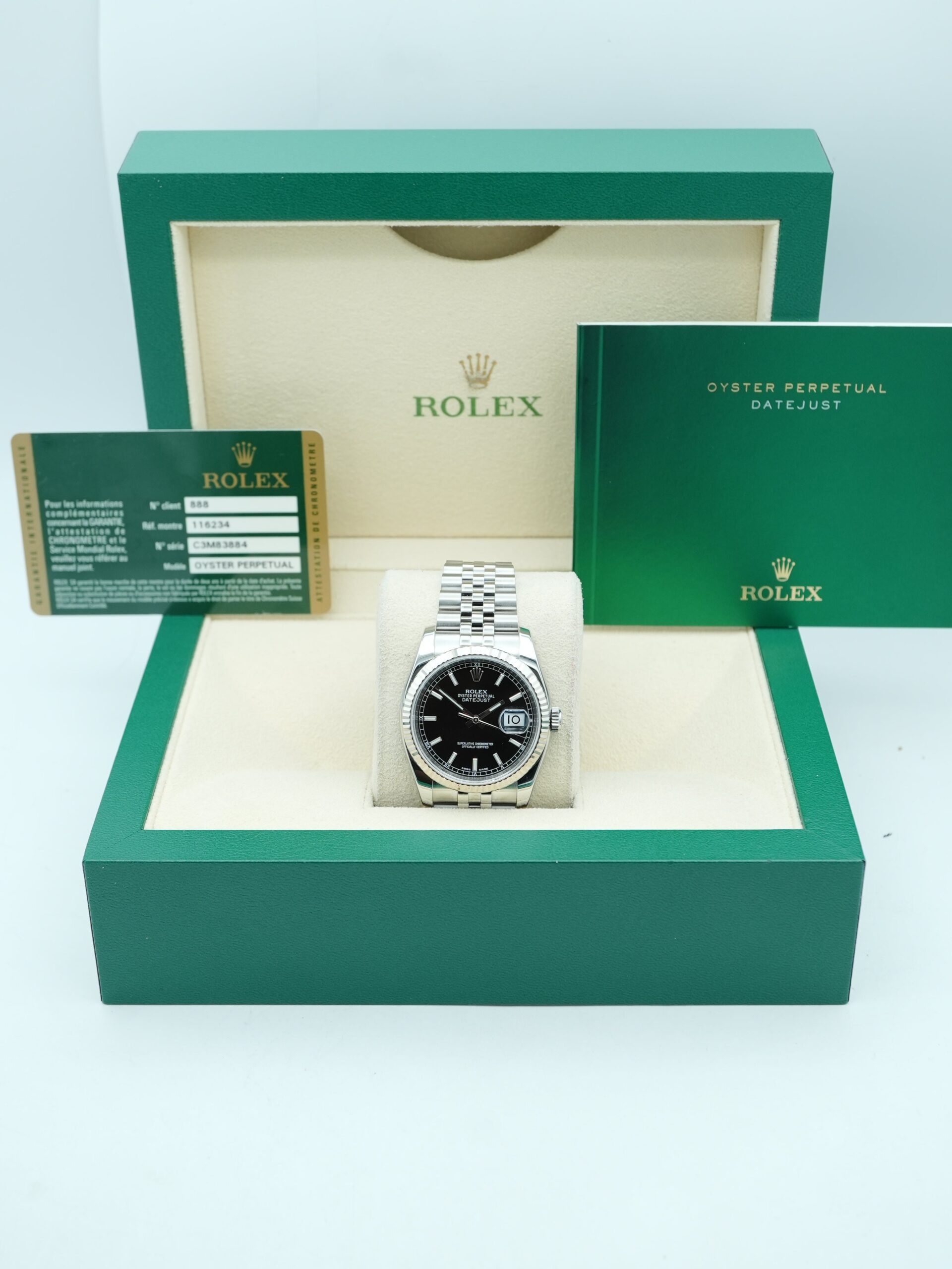 Rolex Datejust 36 mm / Black – Jubilee – Image 2