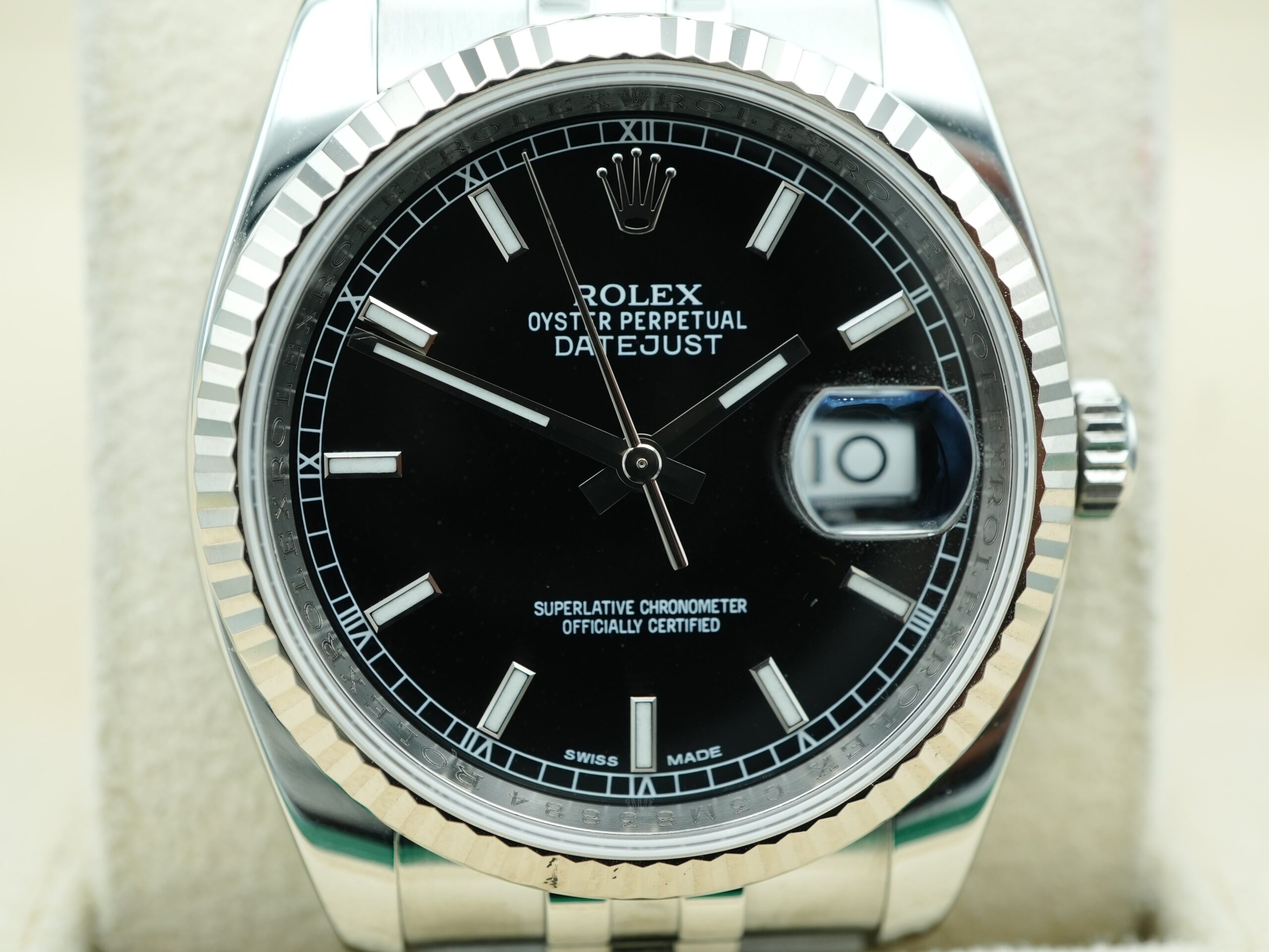 Rolex Datejust 36 mm / Black – Jubilee – Image 3