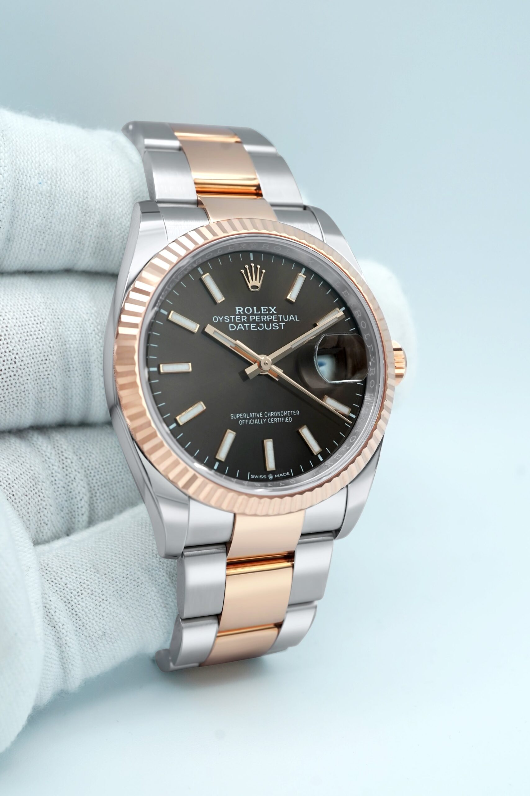 Rolex Datejust 36 mm / Brown – Oyster – Image 3