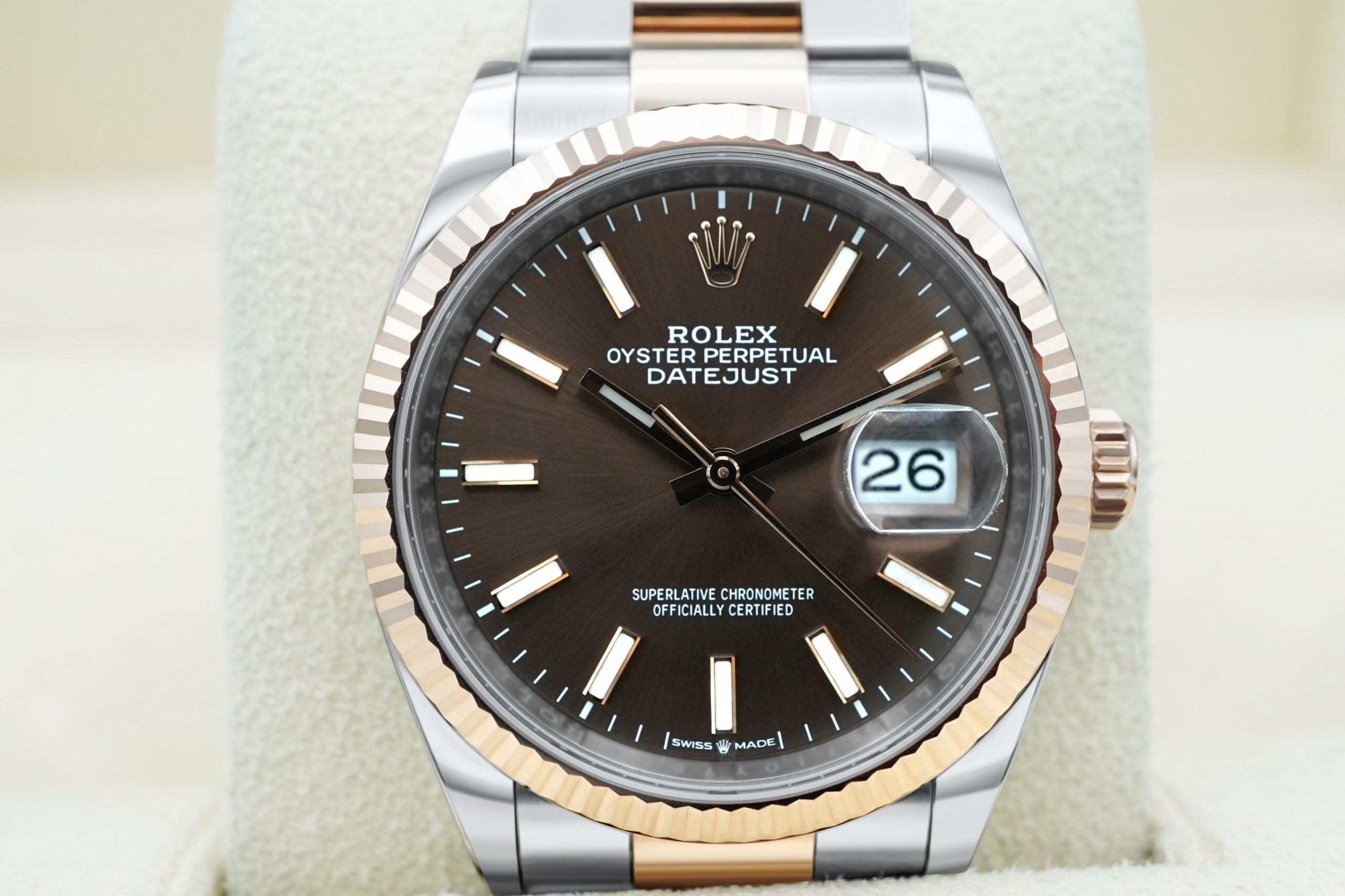 Rolex Datejust 36 mm / Brown – Oyster – Image 4