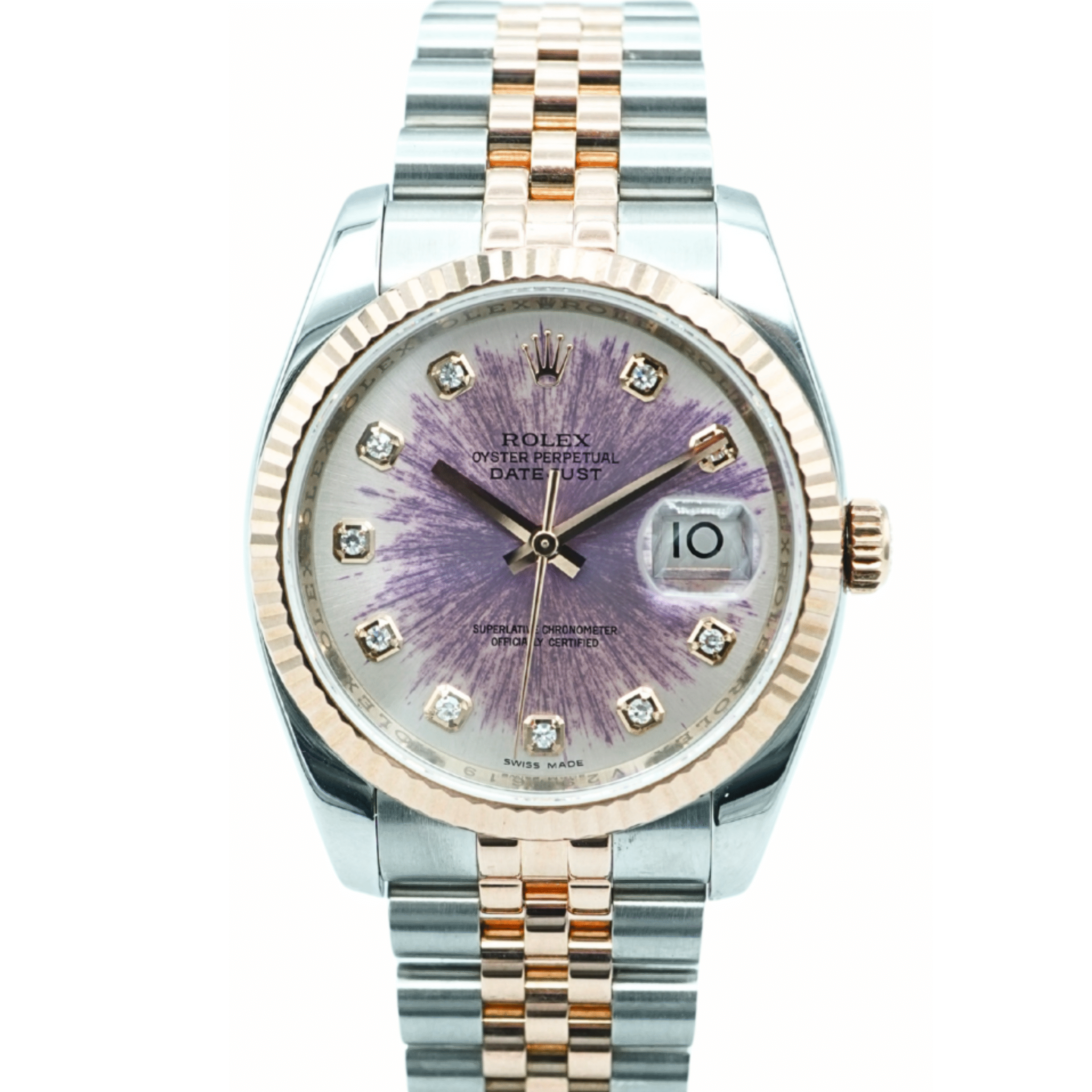 Rolex Datejust 36 mm / Rose Gold Diamond – Jubilee