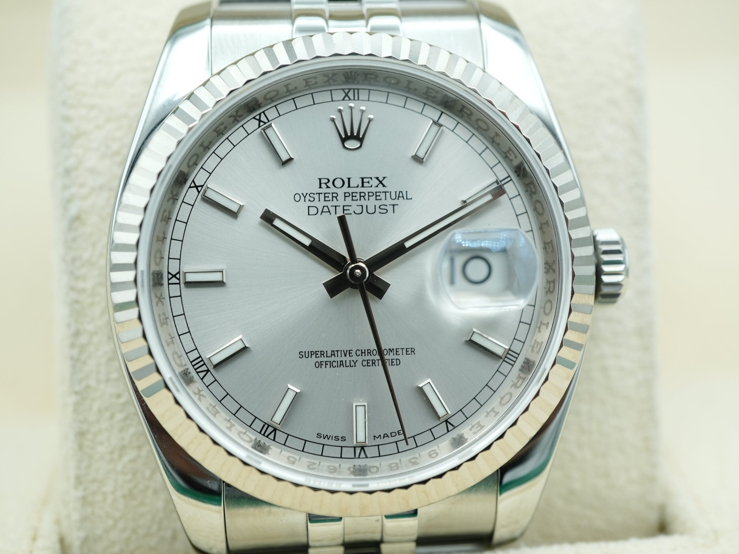 Rolex Datejust 36 mm / Silver – Jubilee – Image 3