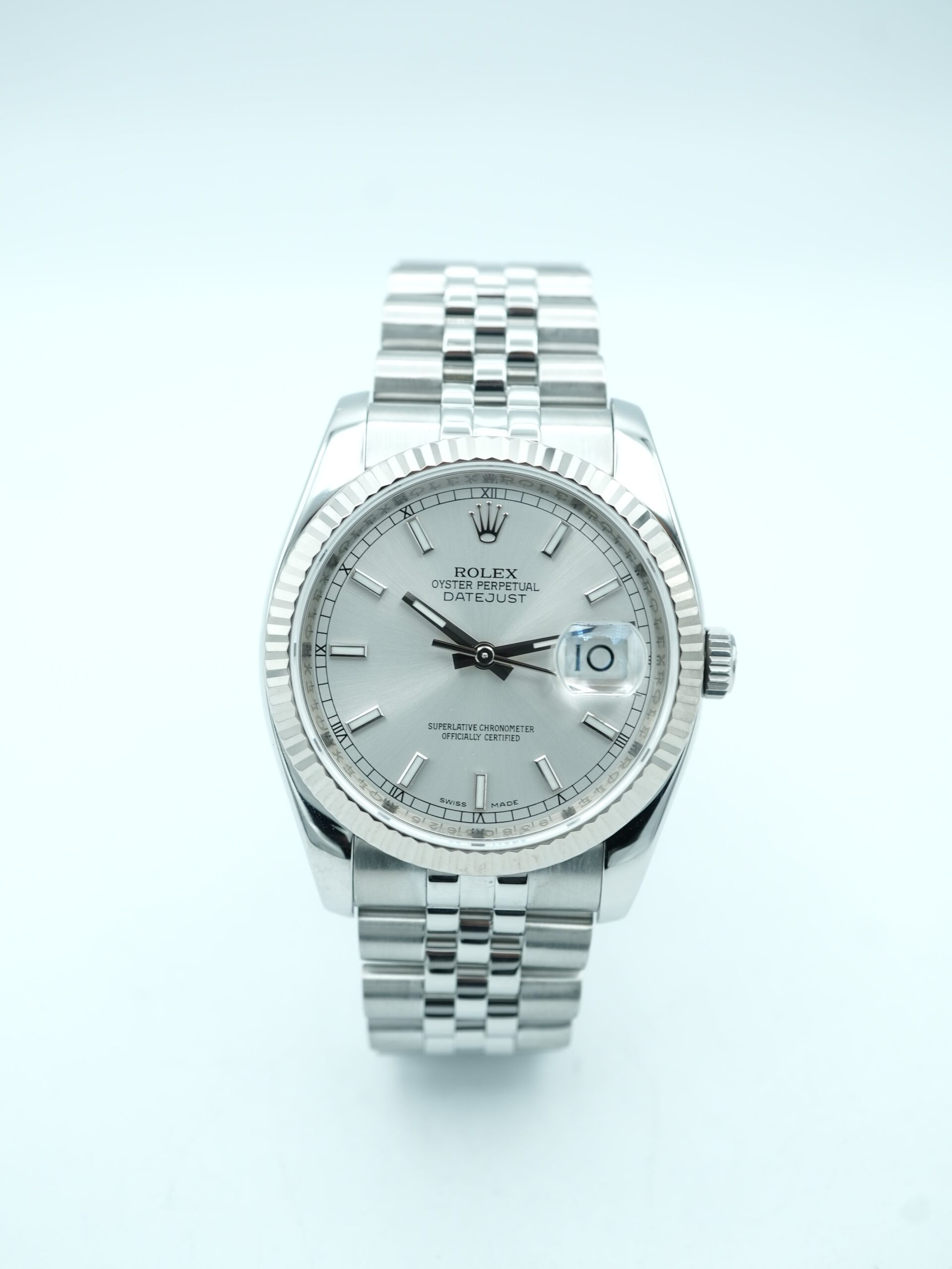 Rolex Datejust 36 mm / Silver – Jubilee – Image 4