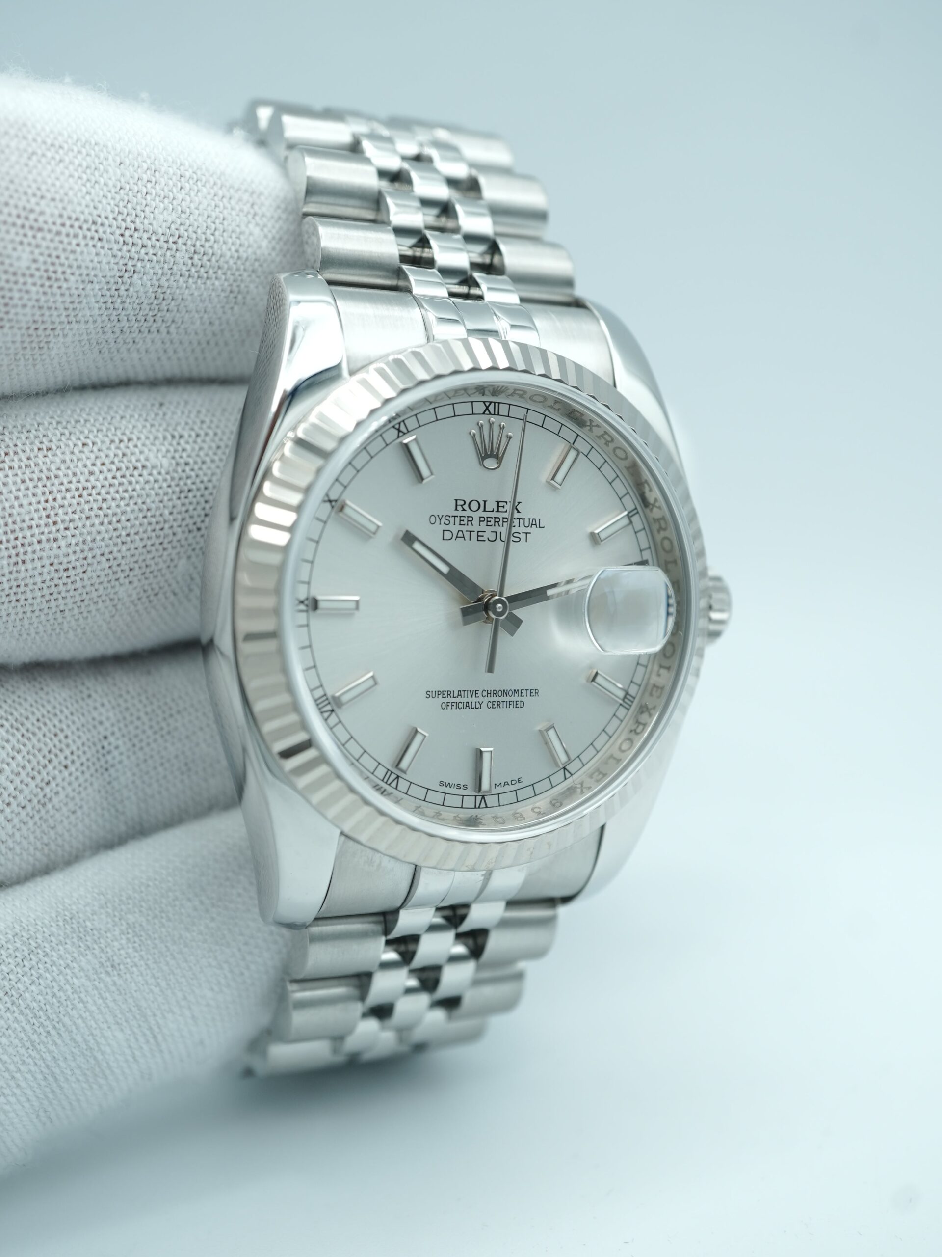 Rolex Datejust 36 mm / Silver – Jubilee – Image 5