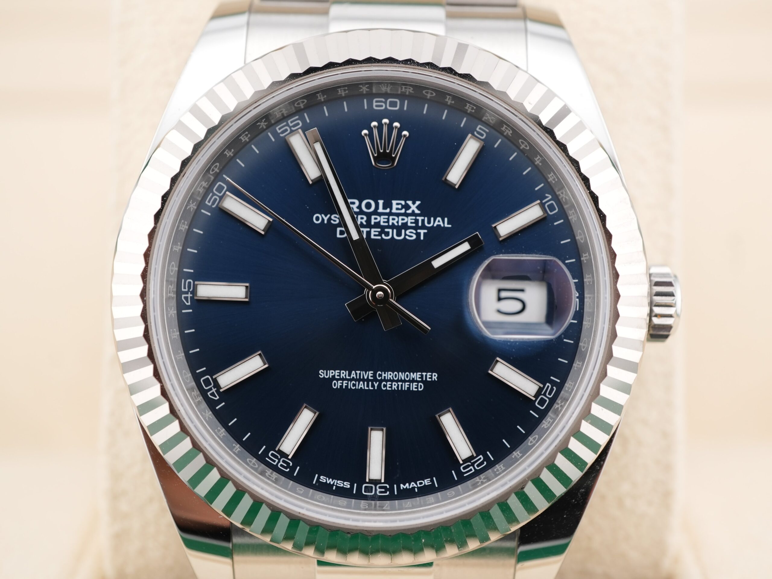 Rolex Datejust 41 mm / Blue – Oyster – Image 3