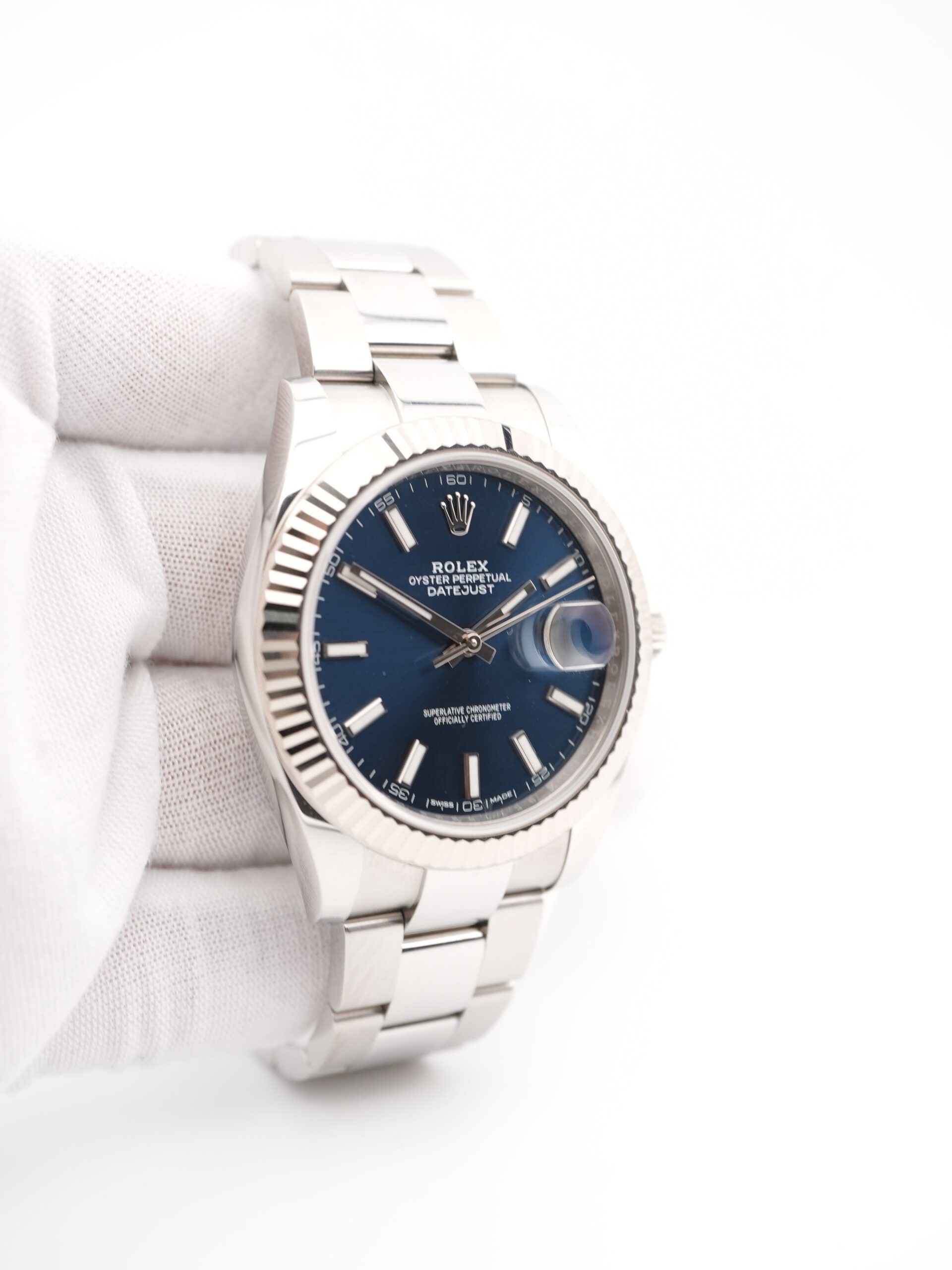 Rolex Datejust 41 mm / Blue – Oyster – Image 4