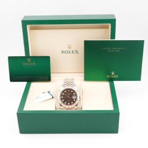 Rolex Datejust 41 mm / Chocolate Brown Diamond – Jubilee
