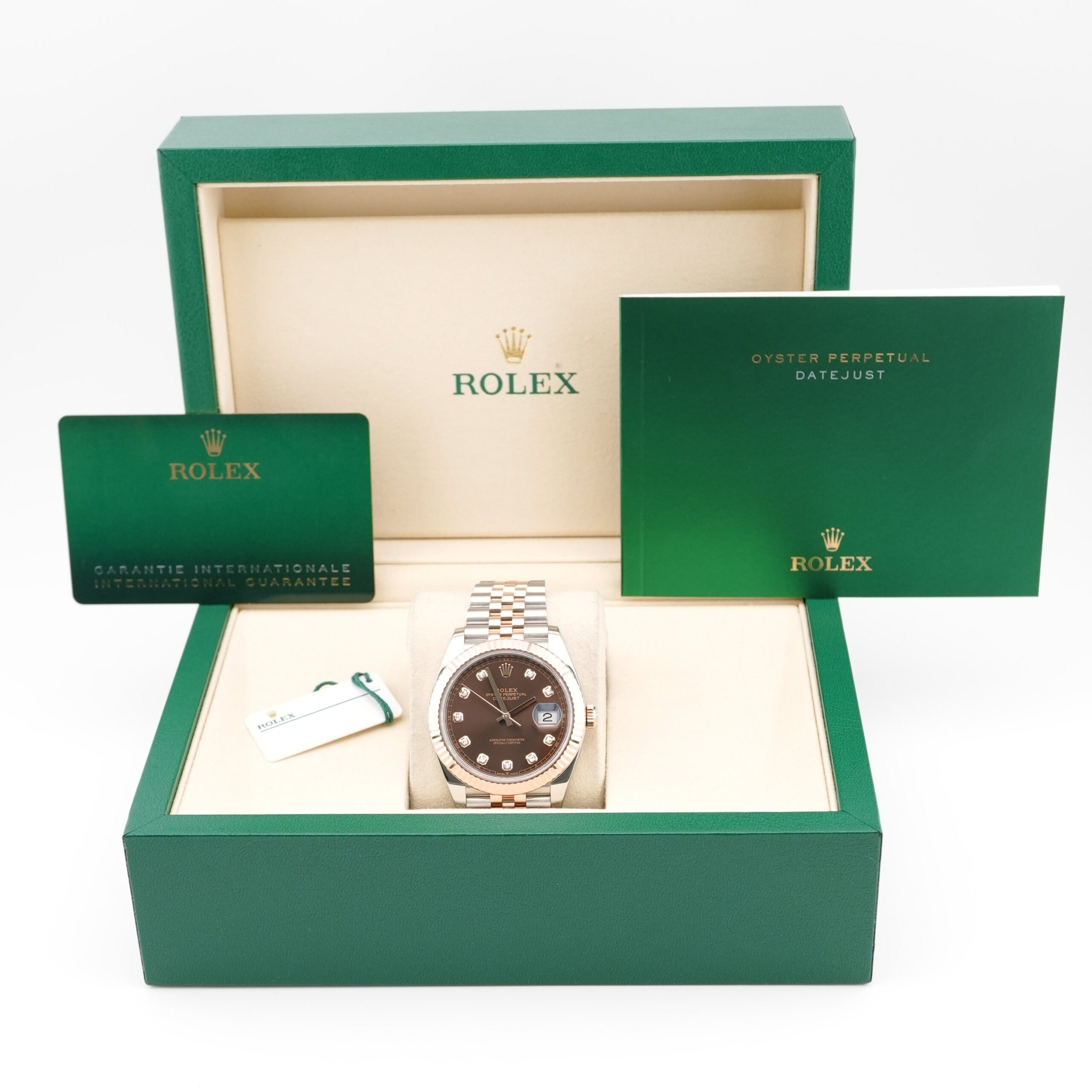 Rolex Datejust 41 mm / Chocolate Brown Diamond – Jubilee