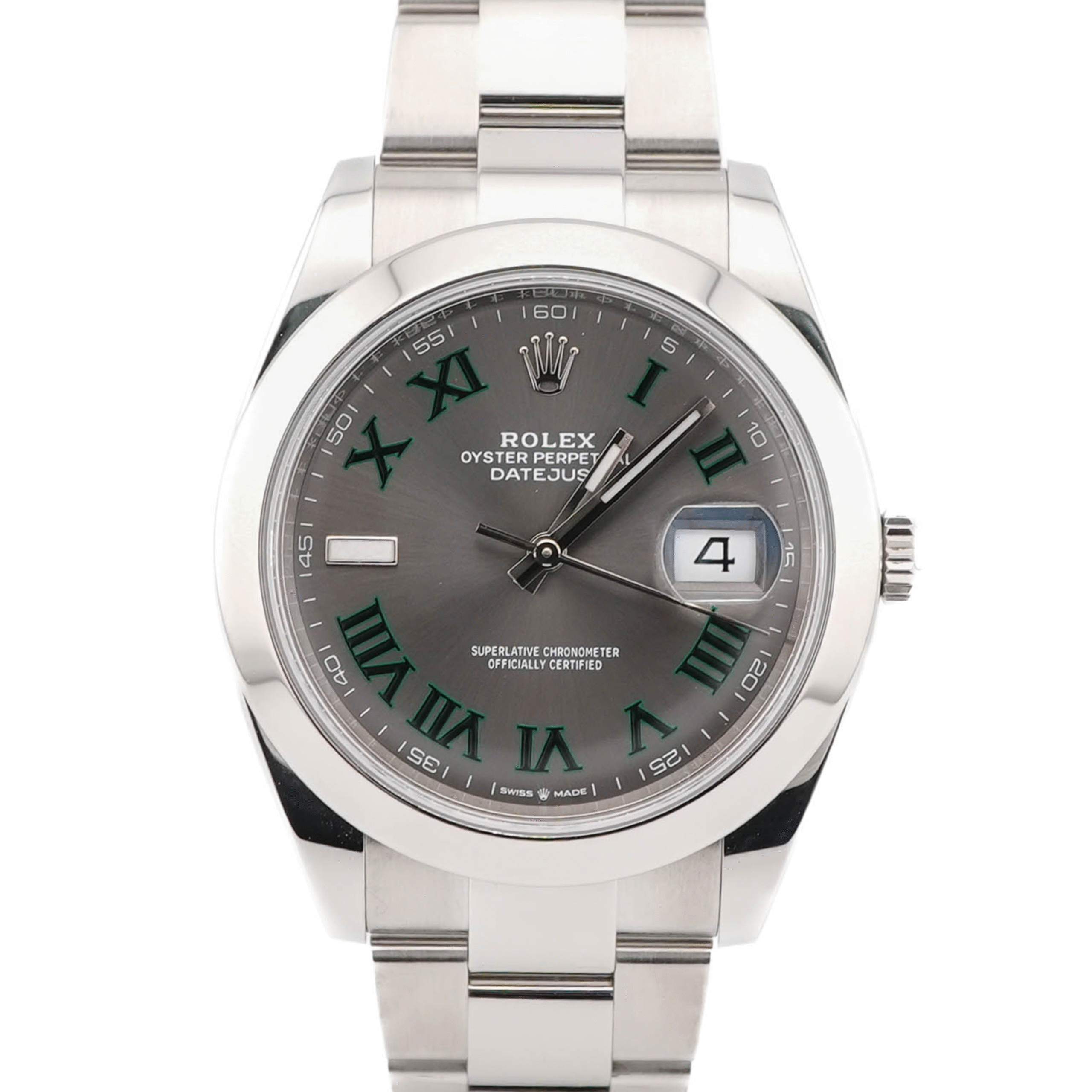 Rolex Datejust 41 mm / Slate Grey Wimbledon – Oyster