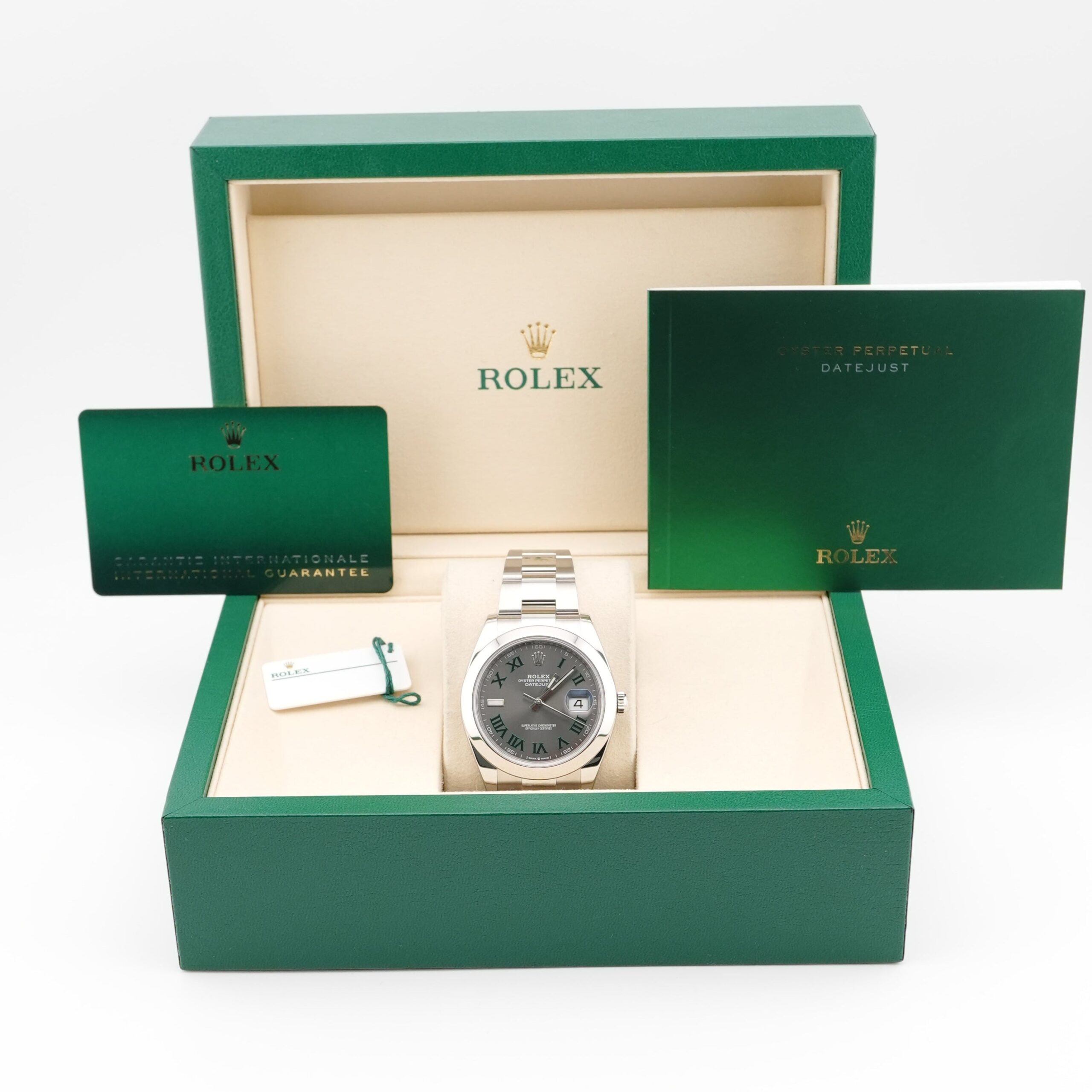 Rolex Datejust 41 mm / Slate Grey Wimbledon – Oyster – Image 2