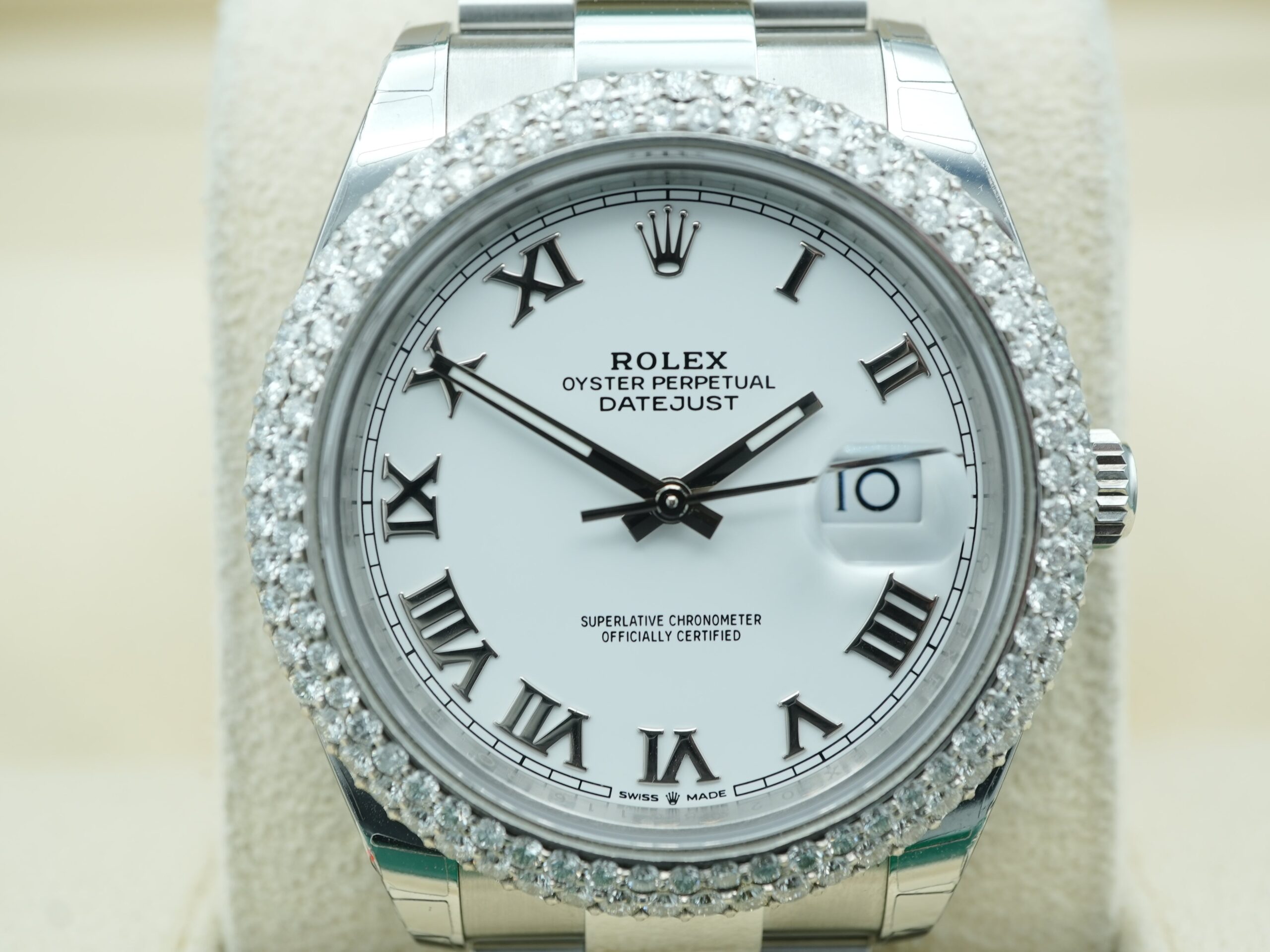 Rolex Datejust 41 mm / White Diamond – Oyster – Image 3