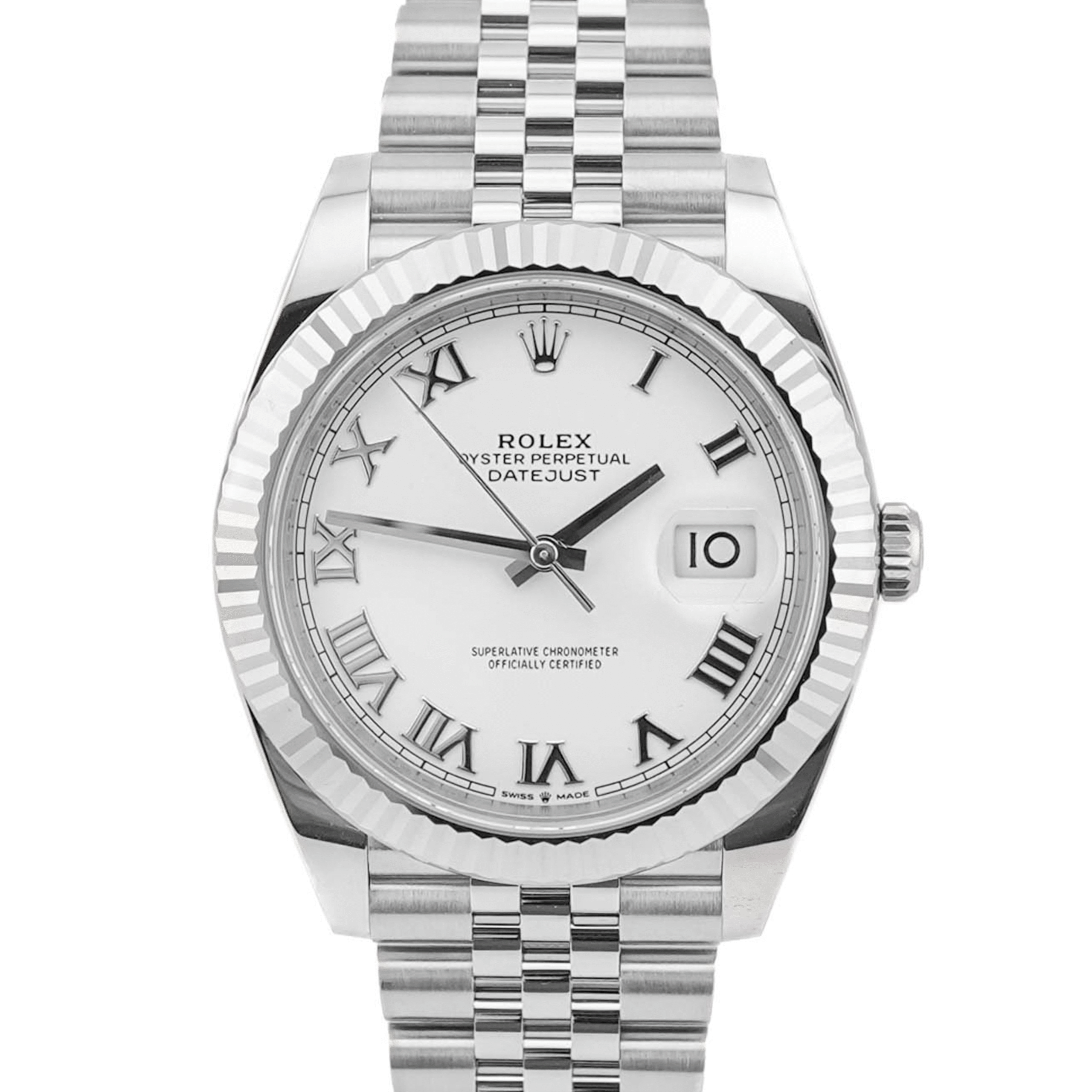 Rolex Datejust 41 mm / White Roman – Jubilee