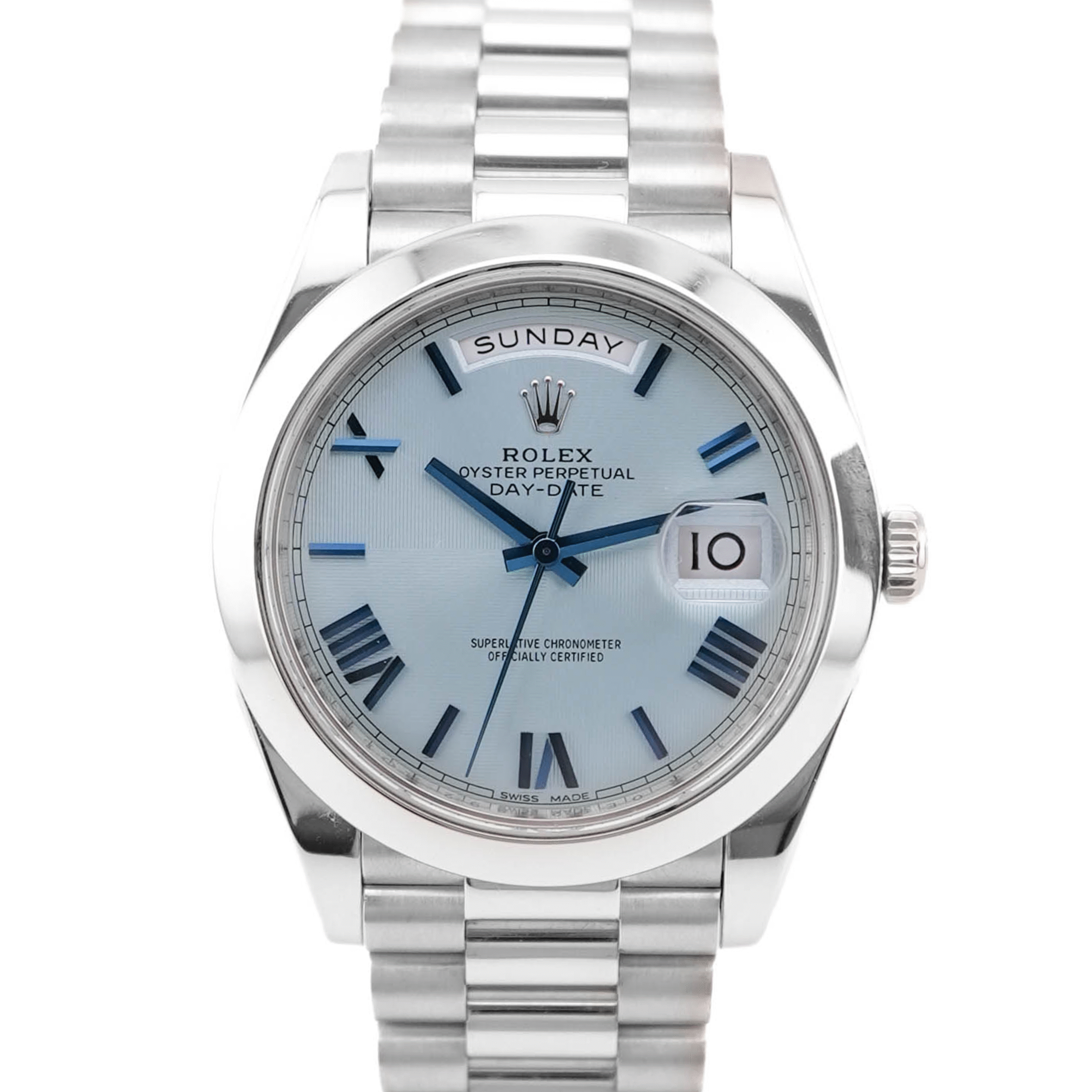 Rolex Day-Date 40 mm / Ice Blue – President