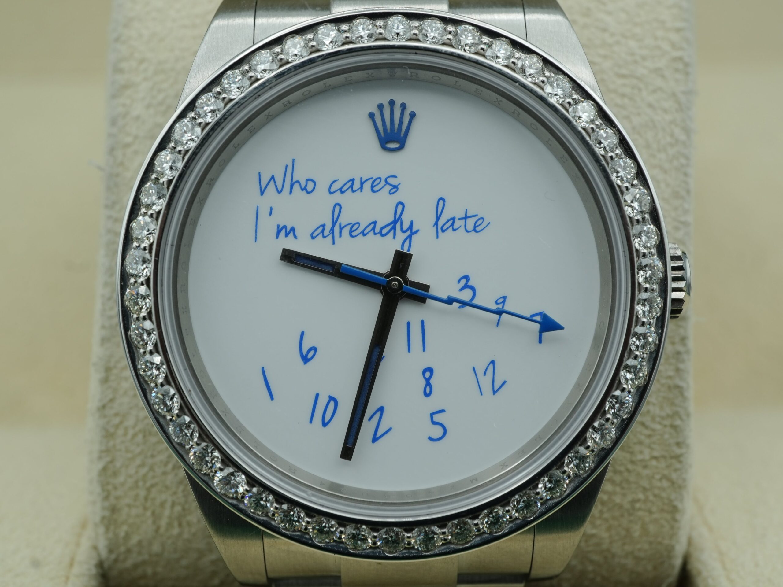 Rolex Oyster Perpetual 39 mm / Custom Diamond – Oyster – Image 3