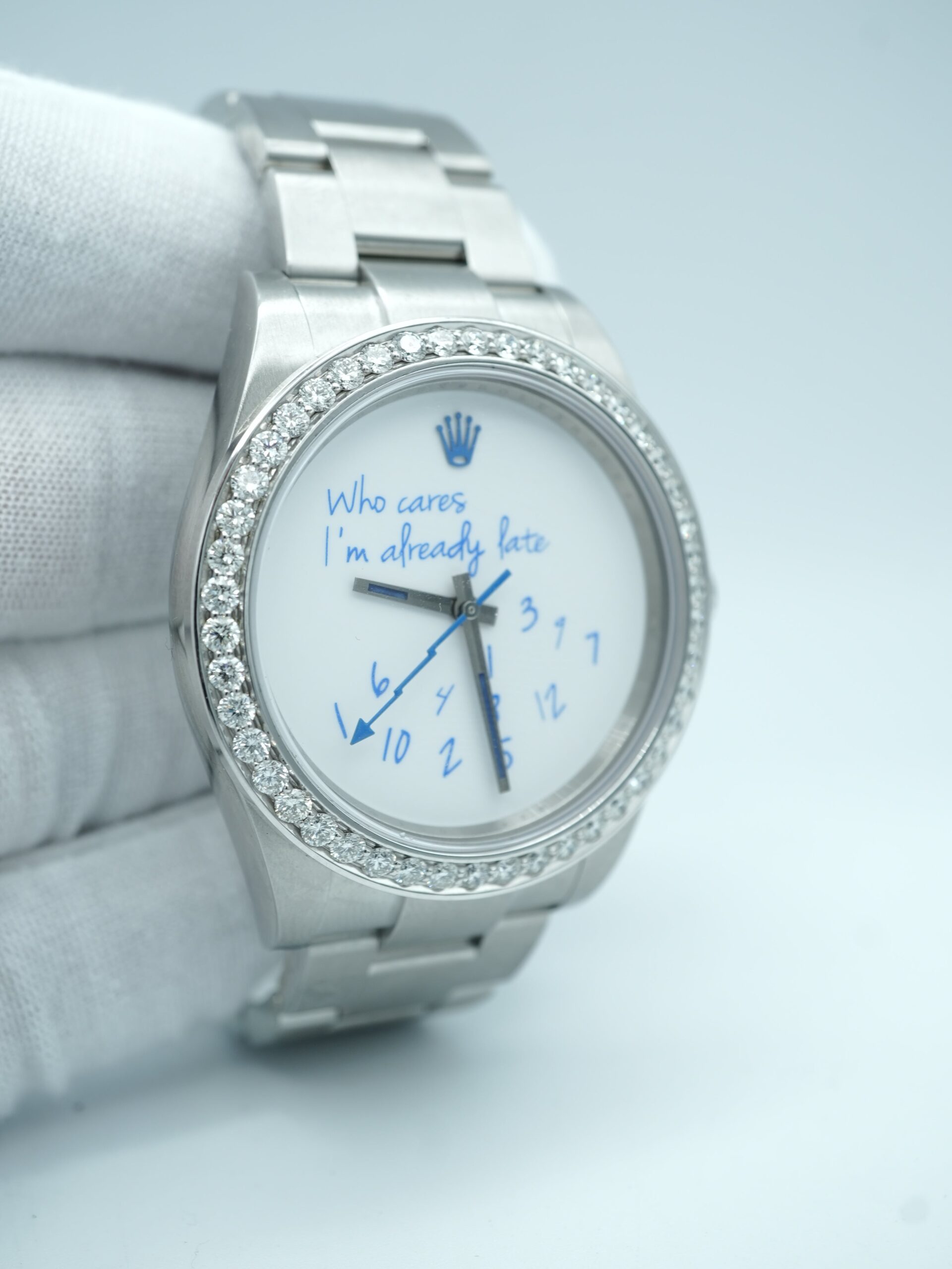 Rolex Oyster Perpetual 39 mm / Custom Diamond – Oyster – Image 4