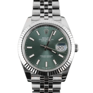Rolex Datejust 41 mm / Mint Green – Jubilee