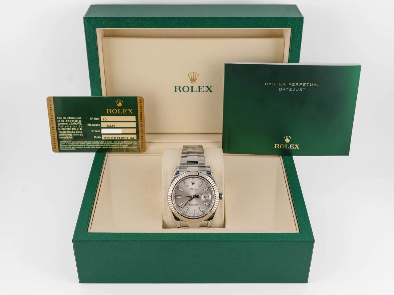 Rolex Datejust 41mm / Silver – Oyster – Image 2